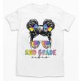 2nd Grade Vibes Messy Hair Bun Girl Back To School First Day Unisex T-Shirt 2nd Grade Vibes Messy Hair Bun Girl Back To School First Day Unisex T-Shirt
