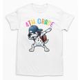 4th Grade Crew Dalmatian Dog Dabbing Back To School Premium Tri-Blend Unisex T-Shirt