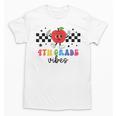 4th Grade Vibes Retro Groovy Apple Back To School Unisex T-Shirt 4th Grade Vibes Retro Groovy Apple Back To School Unisex T-Shirt