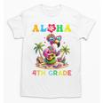 Aloha Fourth Grade Flamingo Hawaii Back To School Kids Girl Premium Tri-Blend Unisex T-Shirt Aloha Fourth Grade Flamingo Hawaii Back To School Kids Girl Premium Tri-Blend Unisex T-Shirt