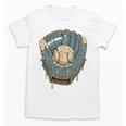 Baseball Drip Ice Cream Glove With Sprinkles And Ball Youth Premium Tri-Blend Unisex T-Shirt