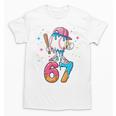 Baseball Drip Number 67 Six Seven Meme Ice Cream Dripping Unisex T-Shirt