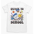 Boys Kid Back To School Goose Quackers Quack To School Unisex T-Shirt