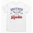Brother Of Rookie 1st Birthday Baseball Boy Family Matching Unisex T-Shirt