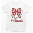 Coquette 4th Grade First Day Of Back To School Girls Outfits Unisex T-Shirt Coquette 4th Grade First Day Of Back To School Girls Outfits Unisex T-Shirt