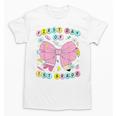 First Day Of 1st Grade Girls Coquette Back To School Kids Unisex T-Shirt First Day Of 1st Grade Girls Coquette Back To School Kids Unisex T-Shirt