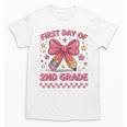 First Day Of 2nd Grade Coquette Back To School Girls Kids Unisex T-Shirt First Day Of 2nd Grade Coquette Back To School Girls Kids Unisex T-Shirt