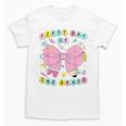 First Day Of 2nd Grade Girls Coquette Back To School Kids Unisex T-Shirt First Day Of 2nd Grade Girls Coquette Back To School Kids Unisex T-Shirt