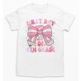 First Day Of 4th Grade Coquette Back To School Girls Kids Unisex T-Shirt First Day Of 4th Grade Coquette Back To School Girls Kids Unisex T-Shirt