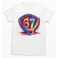Gen Alpha Slang Ice Cream Drip Six Seven 67 Baseball Catcher Unisex T-Shirt Gen Alpha Slang Ice Cream Drip Six Seven 67 Baseball Catcher Unisex T-Shirt