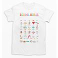 Groovy Cute ABC School Nurse Alphabet Back To School Women Unisex T-Shirt Groovy Cute ABC School Nurse Alphabet Back To School Women Unisex T-Shirt