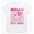 Hello Fifth Grade Coquette Bow Back To School 5th Grade Girl Unisex T-Shirt