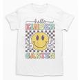 Hello Kindergarten Hippie Smile Face Back To School Unisex T-Shirt Hello Kindergarten Hippie Smile Face Back To School Unisex T-Shirt