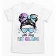 Little Miss 1st Grade Messy Bun Back To School Girls Kids Unisex T-Shirt Little Miss 1st Grade Messy Bun Back To School Girls Kids Unisex T-Shirt