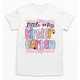 Little Miss Kindergarten Back To School Girls Coquette Bow Unisex T-Shirt Little Miss Kindergarten Back To School Girls Coquette Bow Unisex T-Shirt