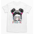 Little Miss Pre-K Girls Back To School Messy Bun Performance Unisex T-Shirt Little Miss Pre-K Girls Back To School Messy Bun Performance Unisex T-Shirt