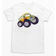 Monster Truck School Bus Yellow Back To School Kids Toddler Unisex T-Shirt