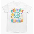 Peace Out 5th Grade Retro Back To School Students Unisex T-Shirt Peace Out 5th Grade Retro Back To School Students Unisex T-Shirt