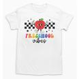 Preschool Vibes Retro Groovy Apple Back To School Unisex T-Shirt Preschool Vibes Retro Groovy Apple Back To School Unisex T-Shirt