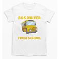 School Bus Driver Kindness Humor Back To School Quote Premium Tri-Blend Unisex T-Shirt