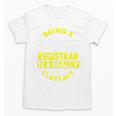 School Registry Student Enrollment Back To School Registrar Premium Unisex T-Shirt
