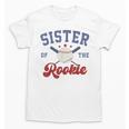 Sister Of Rookie 1st Birthday Baseball Boy Family Matching Unisex T-Shirt Sister Of Rookie 1st Birthday Baseball Boy Family Matching Unisex T-Shirt