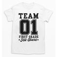 Team 1st Grade All-Stars Back To School Sports Jersey Unisex T-Shirt Team 1st Grade All-Stars Back To School Sports Jersey Unisex T-Shirt