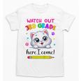 Watch Out 3rd Grade Here I Come Girls Cat Back To School Unisex T-Shirt Watch Out 3rd Grade Here I Come Girls Cat Back To School Unisex T-Shirt