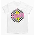 Women Checkered Teach Pencil Lightning Bolt Back To School Unisex T-Shirt