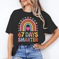 67 Days Smarter Rainbow For Back To School Kids Unisex T-Shirt