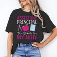 Assistant Principal The Students Are My Why Back To School Unisex T-Shirt Assistant Principal The Students Are My Why Back To School Unisex T-Shirt
