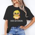 Back To School Chick With Brains Smart Intelligent Girls Unisex T-Shirt Back To School Chick With Brains Smart Intelligent Girls Unisex T-Shirt