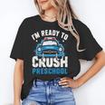 Back To School First Day Of Preschool Police Car Boys Unisex T-Shirt