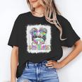 Back To School Hello 5th Grade Cute Messy Bun Tie Dye Girls Unisex T-Shirt