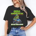 Back To School Kindergarten Retro Monster Truck Dinosaur Boy Unisex T-Shirt