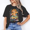 Back To School Lion School Bus 100 Days Of School Unisex T-Shirt