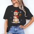 Baseball Snowman Merry Christmas Holiday Sports Xmas Pajamas Unisex T-Shirt Baseball Snowman Merry Christmas Holiday Sports Xmas Pajamas Unisex T-Shirt