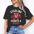Boys Baseball Valentines Day Stealing Hearts Valentine Kids Unisex T-Shirt Boys Baseball Valentines Day Stealing Hearts Valentine Kids Unisex T-Shirt