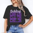 Bulldogs Cheer Back To School Cheerleading Spirit P Unisex T-Shirt Bulldogs Cheer Back To School Cheerleading Spirit P Unisex T-Shirt