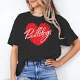 Bulldogs Heart Back To School Spirit R Unisex T-Shirt