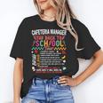 Cafeteria Manager School Cafeteria Crew Back To School Unisex T-Shirt Cafeteria Manager School Cafeteria Crew Back To School Unisex T-Shirt