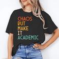 Chaos But Make It Academic Retro Back To School Unisex T-Shirt