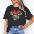 Disney Minnie Mouse Back To School Supplies Face Outline Unisex T-Shirt