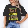 First Day Of 1st Grade Level Unlocked Back To School For Boy Unisex T-Shirt