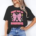 First Day Of Homeschool Coquette Back To School Girls Unisex T-Shirt First Day Of Homeschool Coquette Back To School Girls Unisex T-Shirt