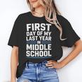 First Day Of My Last Year In Middle School Back To School Unisex T-Shirt First Day Of My Last Year In Middle School Back To School Unisex T-Shirt