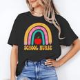 First Day Of School Nurse Back To School Rainbow Pencil Unisex T-Shirt