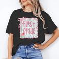 First Grade Coquette Bow Pink Preppy Back To School Girls Unisex T-Shirt