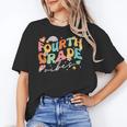 Fourth Grade Vibes 4th Grade Team Groovy Back To School Unisex T-Shirt Fourth Grade Vibes 4th Grade Team Groovy Back To School Unisex T-Shirt