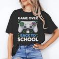 Game Over Back To School Kids First Day School Unisex T-Shirt Game Over Back To School Kids First Day School Unisex T-Shirt